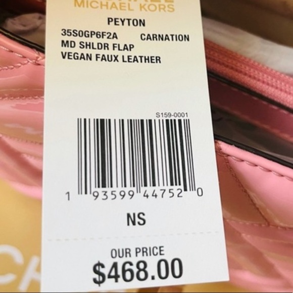 Michael Kors Peyton Medium Flap Shoulder Bag Crossbody - Picture 7 of 7